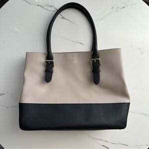 Kate Spade Cove Street Colorblock Airel tote bag - Cream and Black